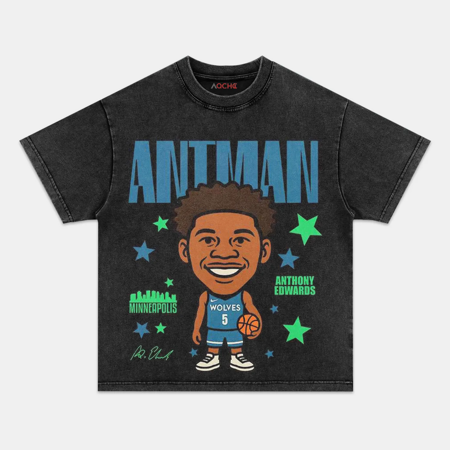 ANTHONY EDWARDS CARTOON TEE