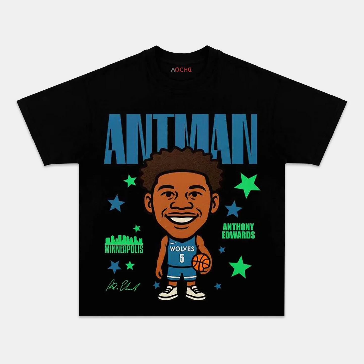 ANTHONY EDWARDS CARTOON TEE