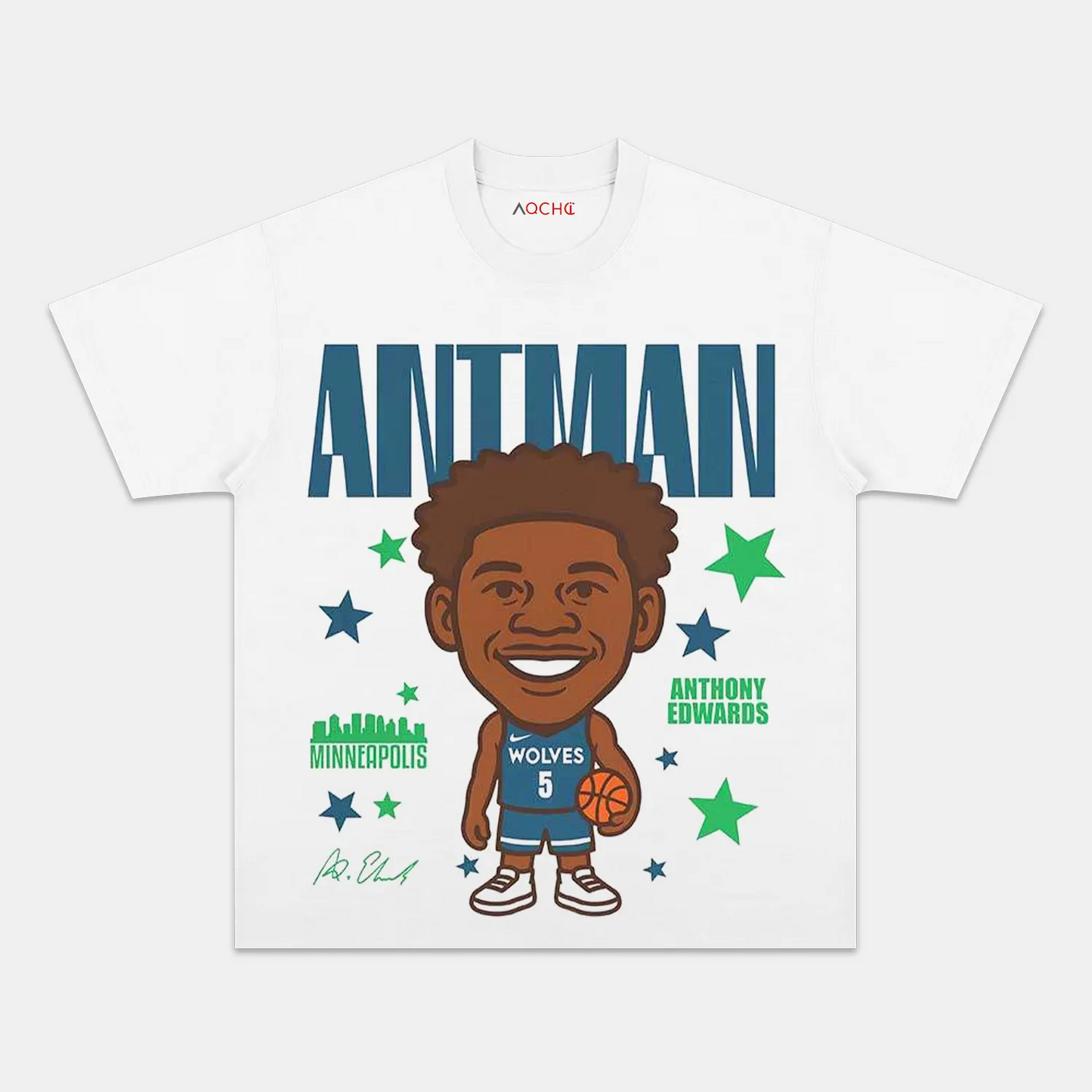 ANTHONY EDWARDS CARTOON TEE