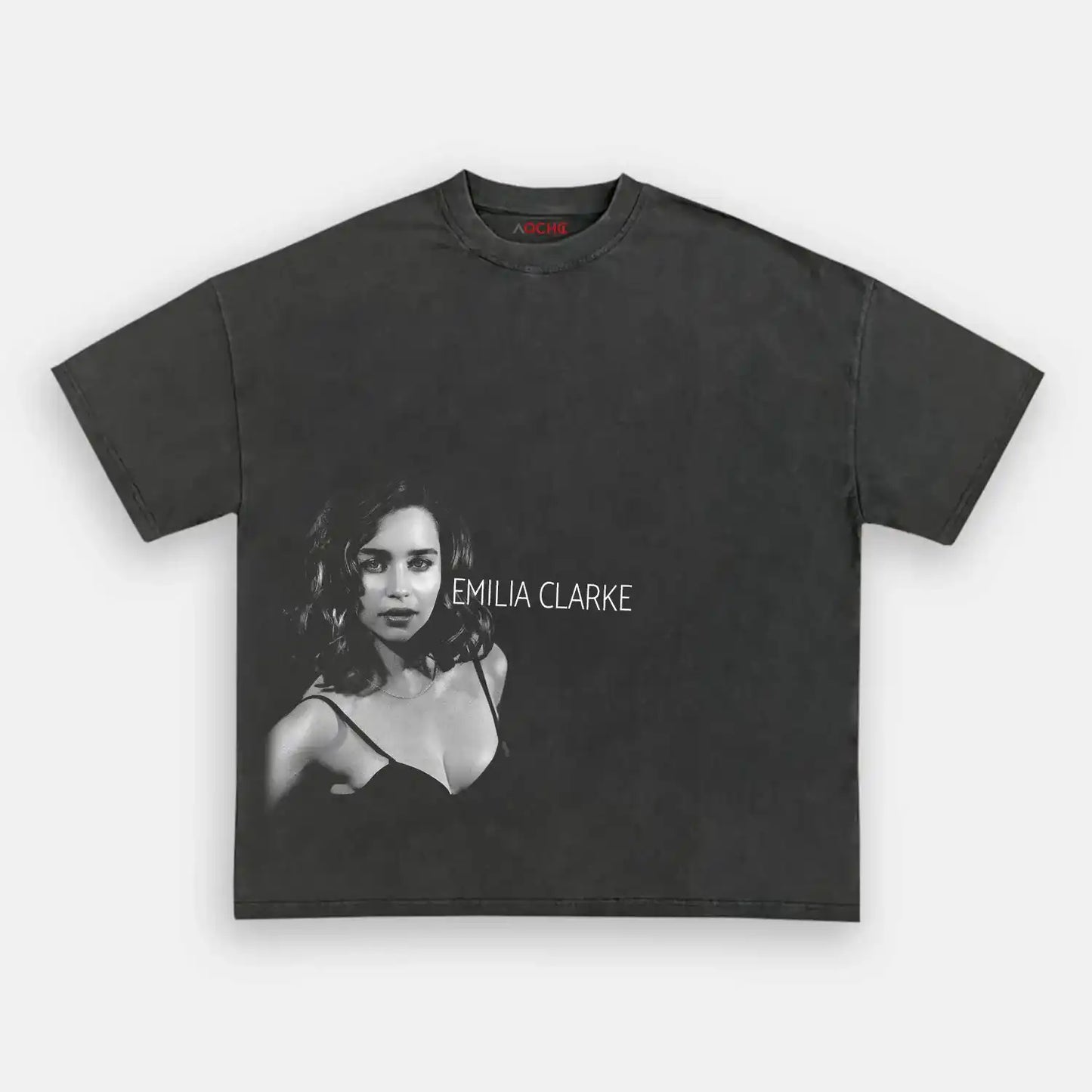EMILIA CLARKE IN BLACK TEE