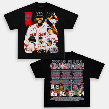 2013 WORLD SERIES CHAMPS - RED SOX TEE - [DS]