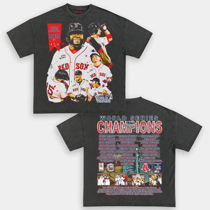 2013 WORLD SERIES CHAMPS - RED SOX TEE - [DS]