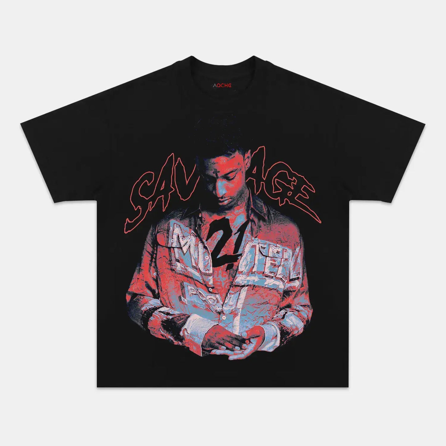 21 SAVAGE SLAUGHTER TAPE TEE - [DS]