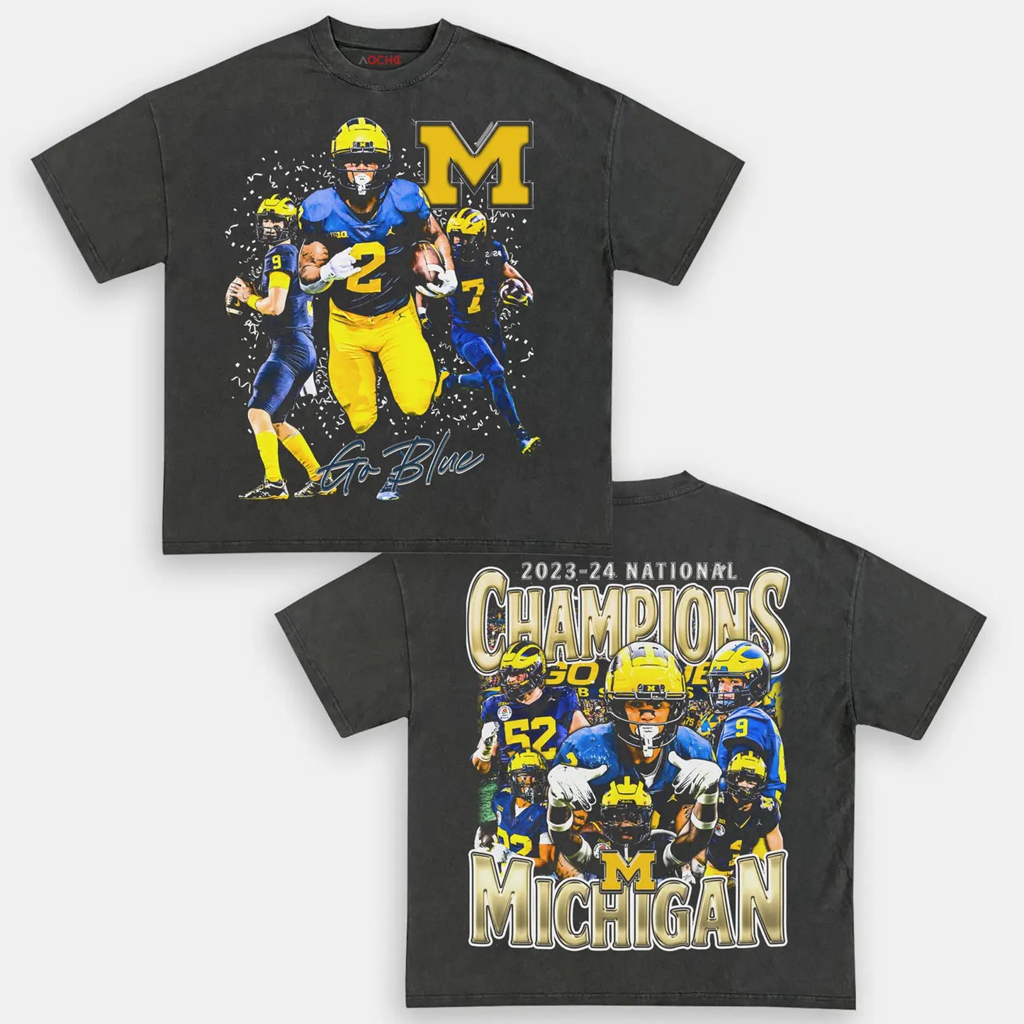 2023-24 NATIONAL CHAMPS - MICHIGAN TEE-[DS]