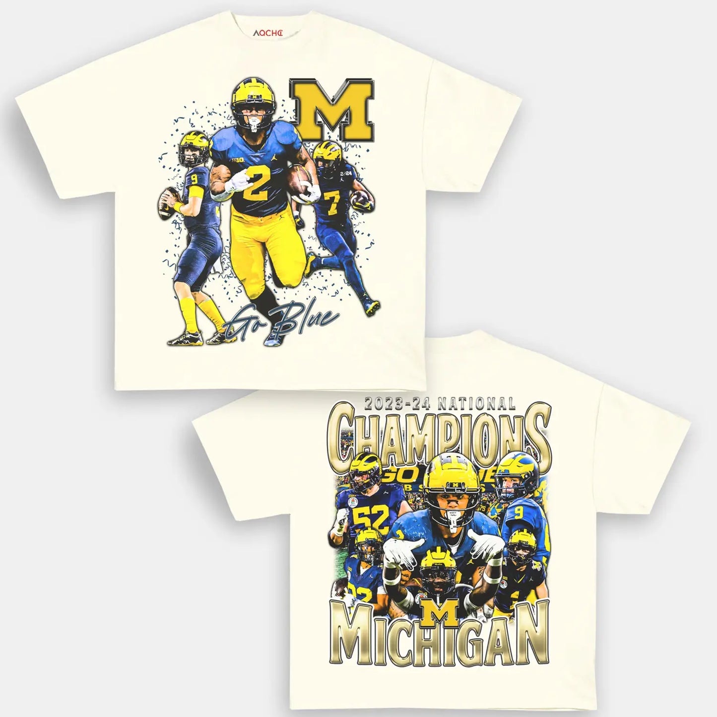 2023-24 NATIONAL CHAMPS - MICHIGAN TEE-[DS]