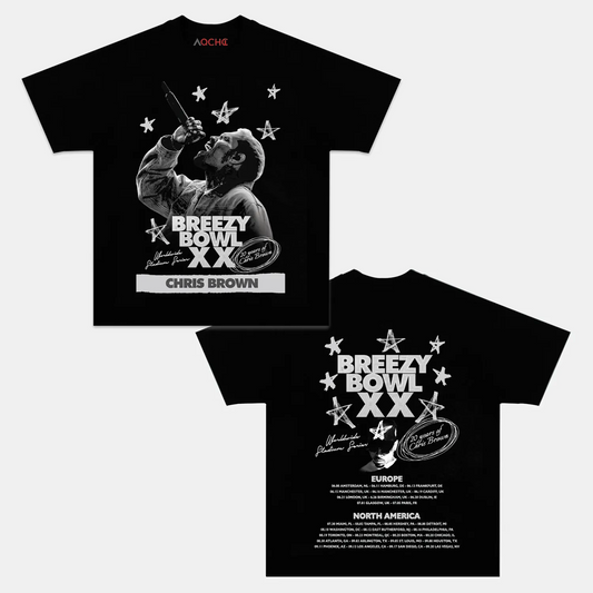 CHRIS BROWN BREEZY BOWL XX TEE