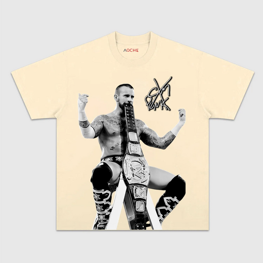 CM PUNK TEE 5.22