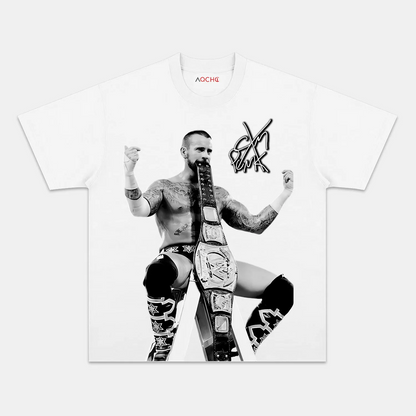 CM PUNK TEE 5.22
