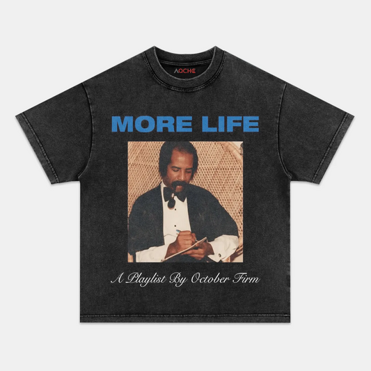 DRAKE MORE LIFE TEE