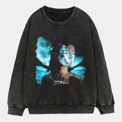 Dua lipa Blue Butterfly Wear