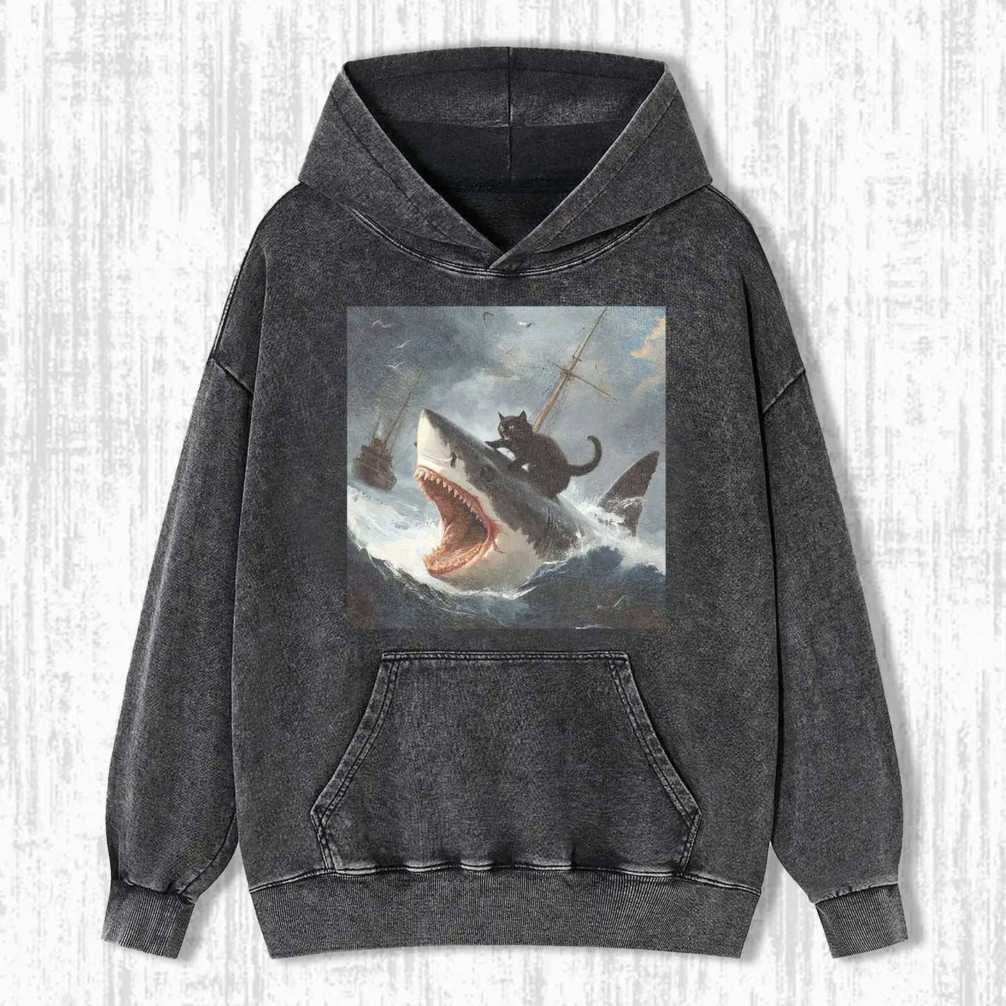 FAT CAT VS. SHARK  T-SHIRT