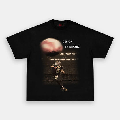 FOOTBALL B&W TEE