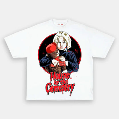 HOUSE BY THE CEMETERY V8 TEE