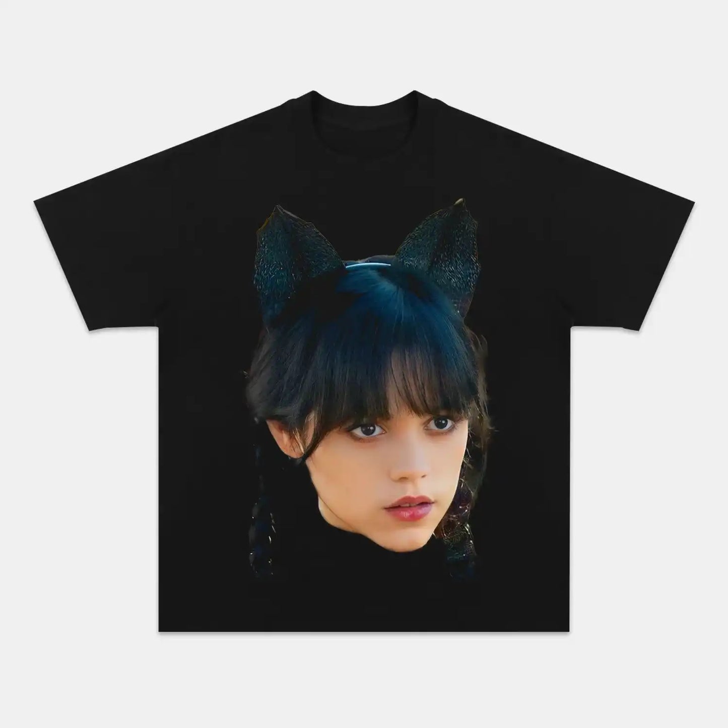 JENNA ORTEGA Cat Ear TEE