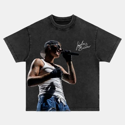 JUSTIN BIEBER VINTAGE TEE 3.0