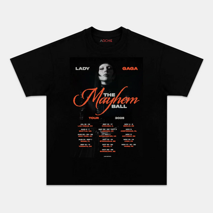 LADY GAGA 2025 WORLD TOUR TEE
