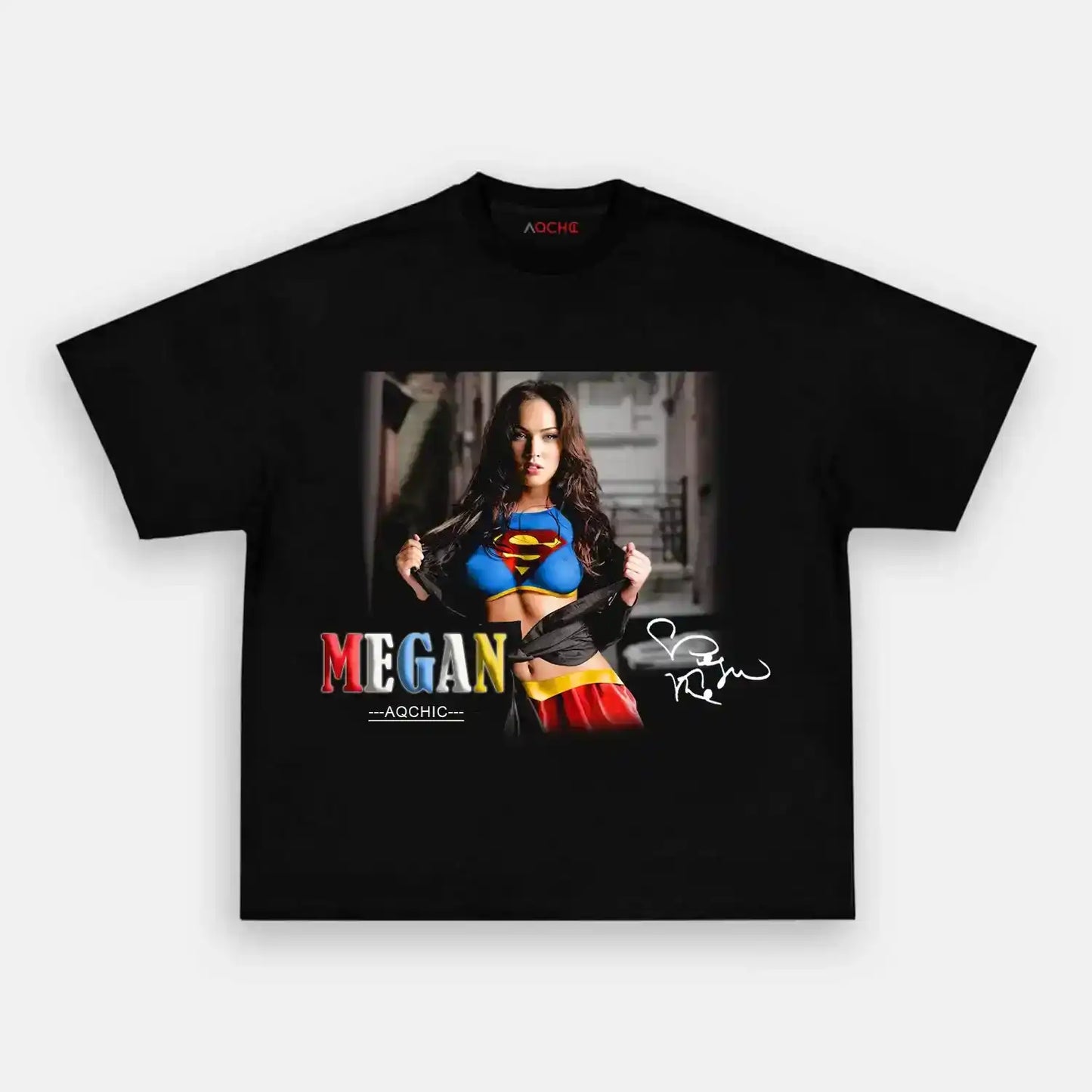 MEGAN FOX SUPER MAN WEAR