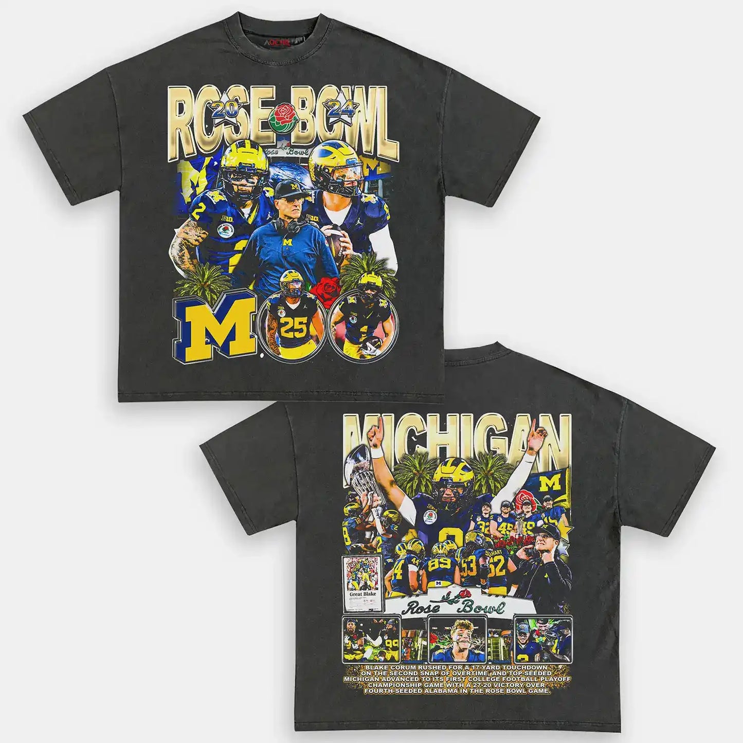 MICHIGAN - ROSE BOWL TEE - [DS]