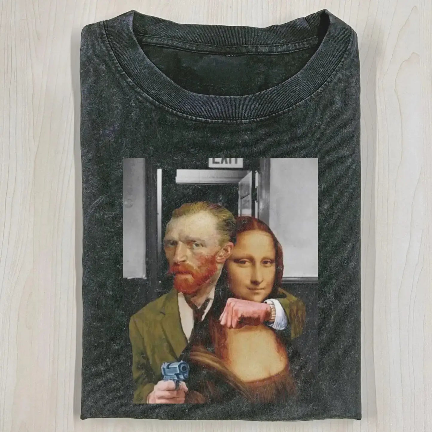 MONA LISA VAN GOGH HOSTAGE T-SHIRT