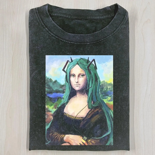 MONA LISA & HATSUNE MIKU T-SHIRT