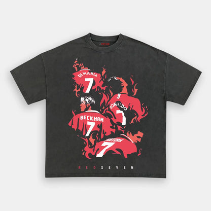 Man Utd RED SEVEN TEE