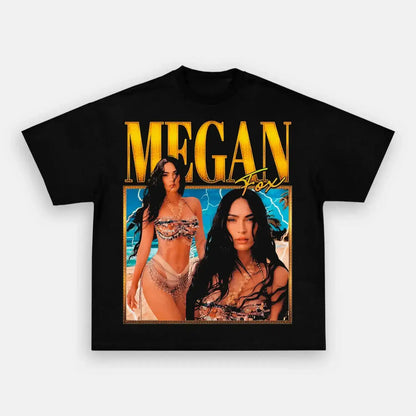Megan Fox Retro Bootleg Style Tee