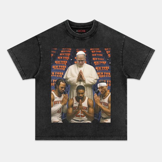 NEW POPE & New York Knicks TEE