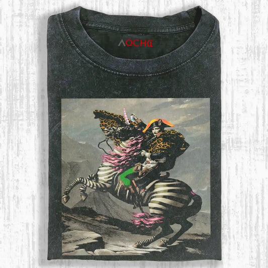 Napoleon rides unicorn Tee