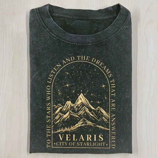 TO THE STARS WHO LISTEN AND THE DREAMS THAT ARE ANSWER T-SHIRT