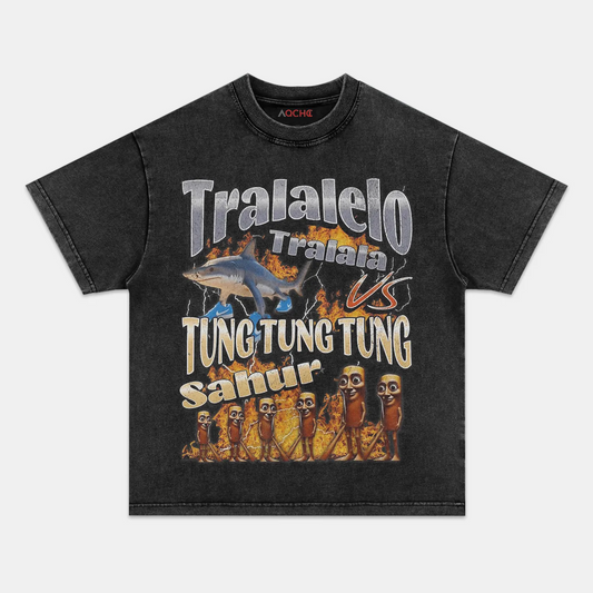 TRALALERO TRALALA VS TUNG TUNG SAHUR TEE