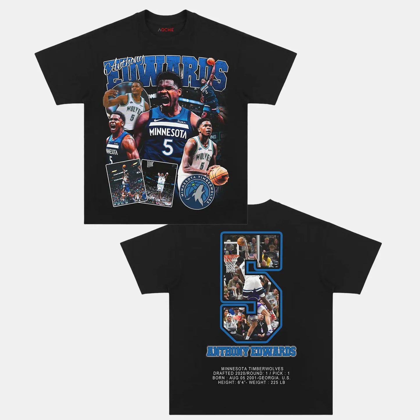 VINTAGE TEE ANTHONY EDWARDS