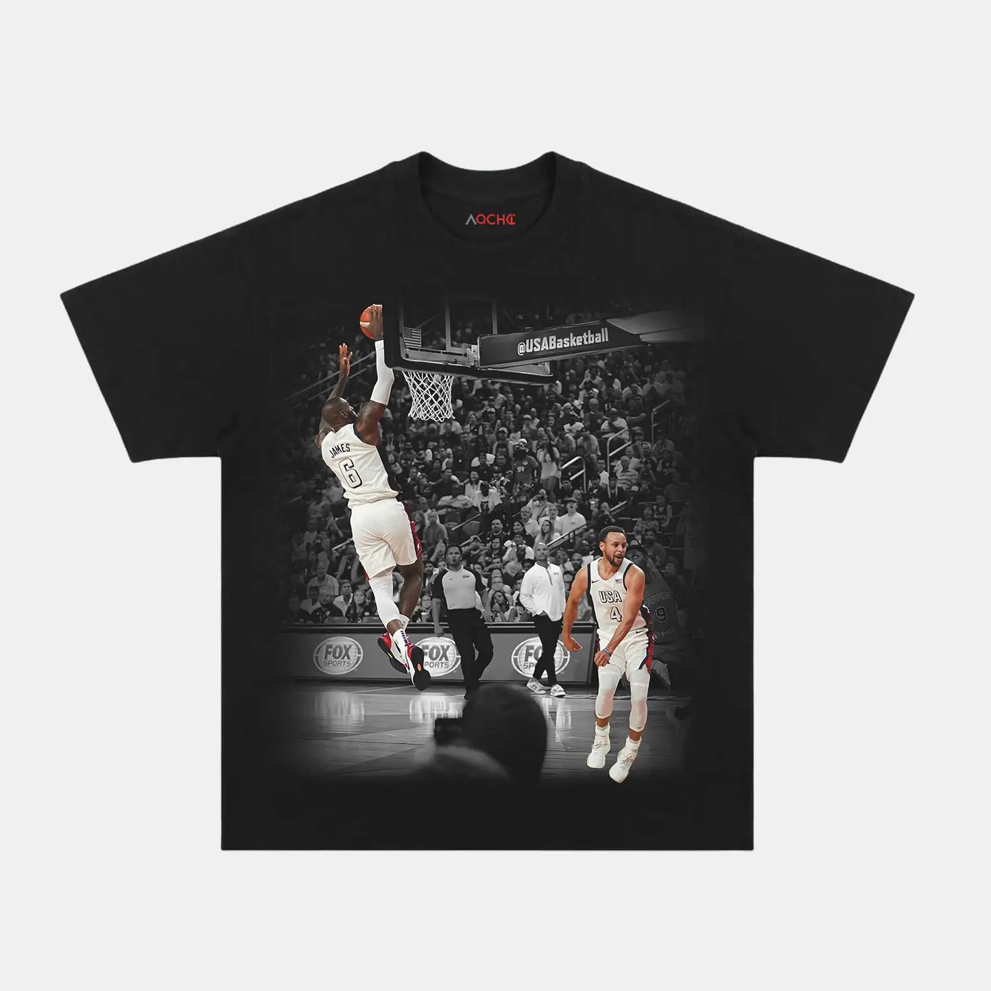 VINTAGE V1 TEE  LEBRON JAMES AND STEPHEN CURRY