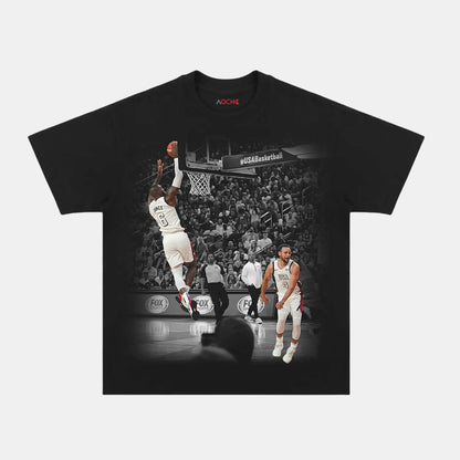 VINTAGE V1 TEE  LEBRON JAMES AND STEPHEN CURRY