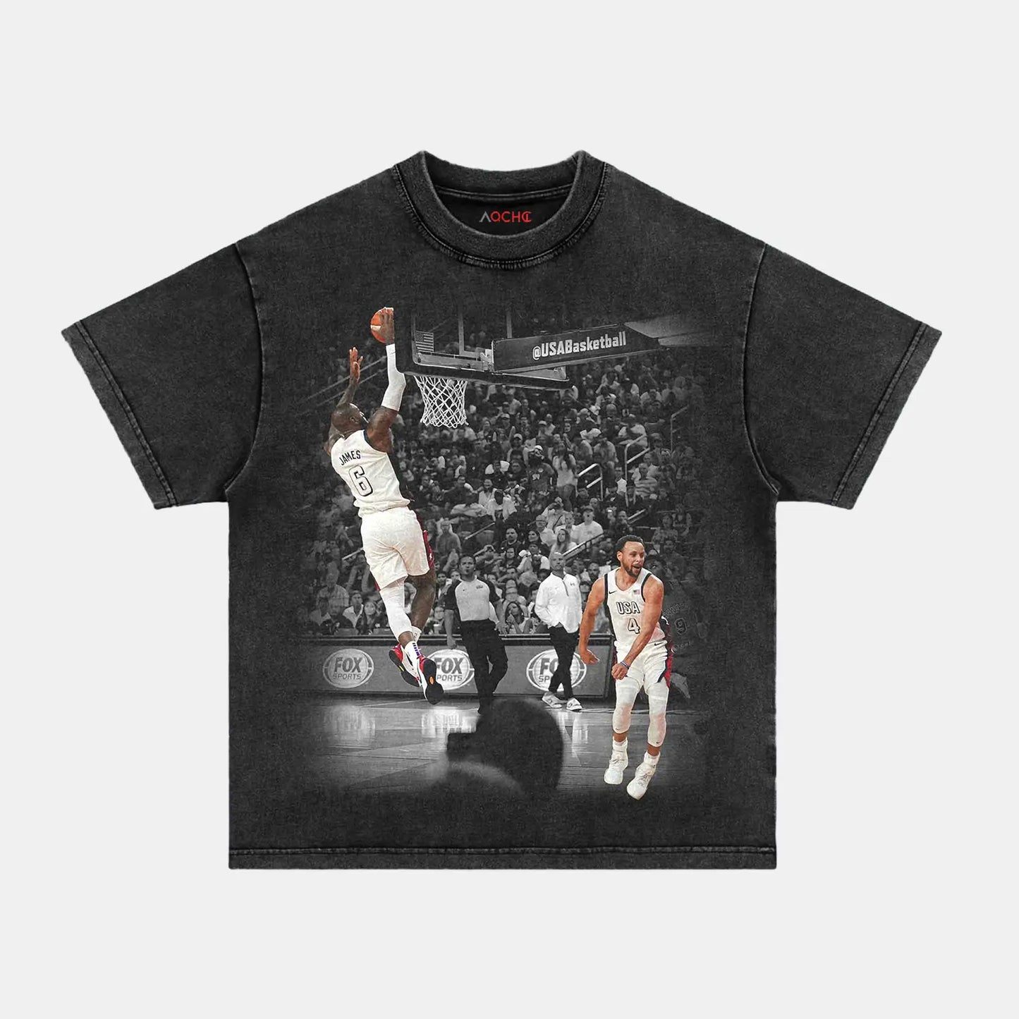 VINTAGE V1 TEE  LEBRON JAMES AND STEPHEN CURRY