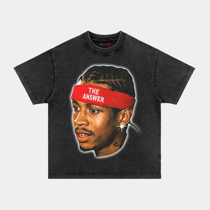 VINTAGE TEE  THE ANSWER& ALLEN IVERSON& AI