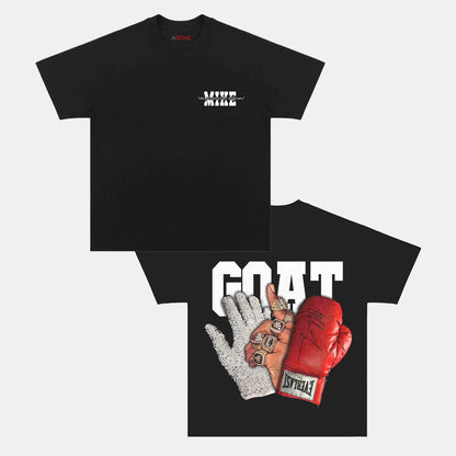 VINTAGE TEE GOAT-MICHAEL JORDAN-MICHAEL JACKSON-MIKE TYSON